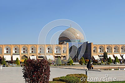 The Sheikh Lotfollah Mosque, Iran Editorial Stock Photo